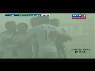 Уфа - Локомотив 0:1 видео